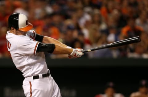 BALTIMORE, MD – SEPTEMBER 22: Trey Mancini (Photo by Matt Hazlett/Getty Images)