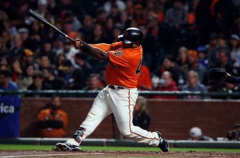 SAN FRANCISCO, CA – SEPTEMBER 29: Pablo Sandoval (Photo by Jason O. Watson/Getty Images)