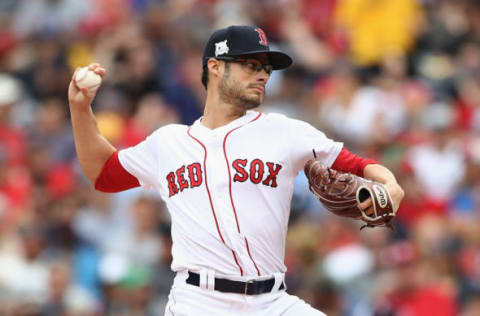 BOSTON, MA – OCTOBER 08: Joe Kelly (Photo by Elsa/Getty Images)