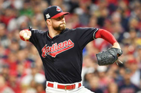 CLEVELAND, OH – OCTOBER 11: Corey Kluber (Photo by Jason Miller/Getty Images)