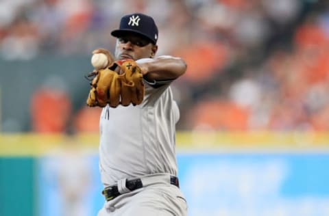 HOUSTON, TX – OCTOBER 14: Luis Severino (Photo by Ronald Martinez/Getty Images)