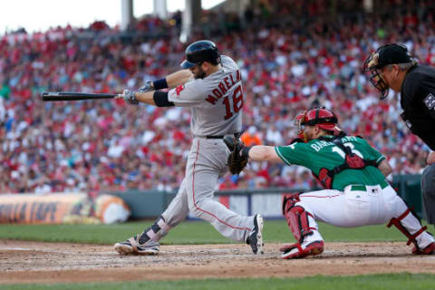 CINCINNATI, OH – SEPTEMBER 23: Mitch Moreland (Photo by Kirk Irwin/Getty Images)