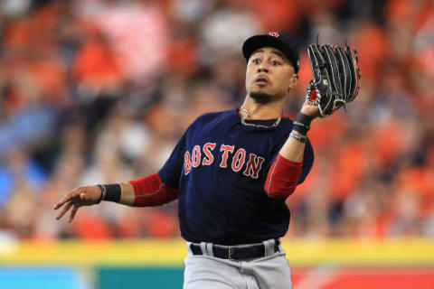 HOUSTON, TX – OCTOBER 06: Mookie Betts (Photo by Ronald Martinez/Getty Images)