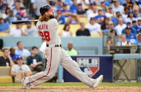 LOS ANGELES, CA – OCTOBER 10: Jayson Werth (Photo by Harry How/Getty Images)