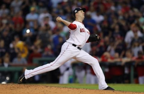 BOSTON, MA – OCTOBER 08: Carson Smith (Photo by Elsa/Getty Images)