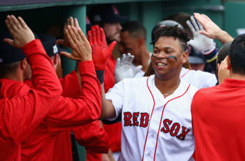 BOSTON, MA – OCTOBER 08: Rafael Devers (Photo by Maddie Meyer/Getty Images)