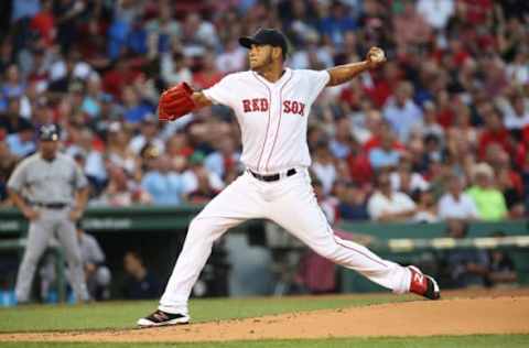 BOSTON, MA – AUGUST 11: Eduardo Rodriguez (Photo by Adam Glanzman/Getty Images)