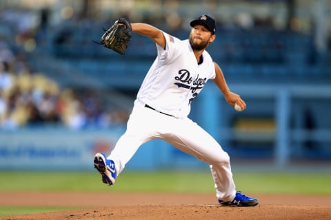 LOS ANGELES, CA – JULY 03: Clayton Kershaw #22 of the Los Angeles Dodgers pitches during the first inning of a game against the Pittsburgh Pirates at Dodger Stadium on July 3, 2018 in Los Angeles, California. (Photo by Sean M. Haffey/Getty Images)