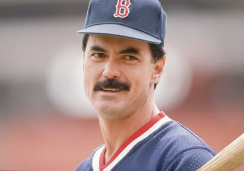 OAKLAND – MAY 1989: Dwight Evans of the Boston Red Sox plays in a Major League Baseball game against the Oakland A’s during May 1989 at the Oakland-Alameda County Coliseum in Oakland, California. (Photo by David Madison/Getty Images)