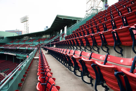 BOSTON, MA – JULY 24: An empty Fenway Park ahead of the start of the Baltimore Orioles against the Boston Red Sox on Opening Day at Fenway Park on July 24, 2020 in Boston, Massachusetts. The 2020 season had been postponed since March due to the COVID-19 pandemic. (Photo by Kathryn Riley/Getty Images)