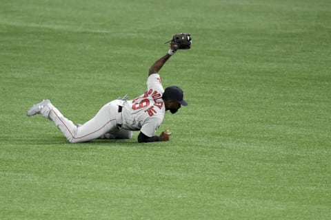 ST PETERSBURG, FLORIDA – AUGUST 04: Jackie Bradley Jr. #19 of the Boston Red Sox (Photo by Douglas P. DeFelice/Getty Images)