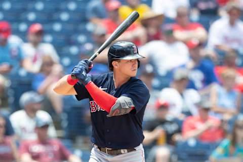 PHILADELPHIA, PA – MAY 23: Bobby Dalbec #29 of the Boston Red Sox bats against the Philadelphia Phillies at Citizens Bank Park on May 23, 2021 in Philadelphia, Pennsylvania. The Phillies defeated the Red Sox 6-2. (Photo by Mitchell Leff/Getty Images)