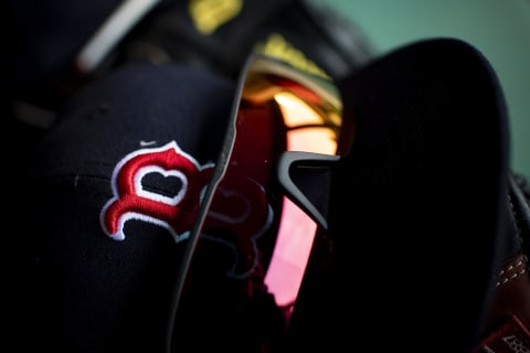 BOSTON, MA – APRIL 29: A Boston Red Sox hat is shown before a game against the Tampa Bay Rays on April 29, 2018 at Fenway Park in Boston, Massachusetts. (Photo by Billie Weiss/Boston Red Sox/Getty Images)