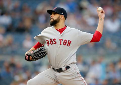 NEW YORK, NEW YORK – JUNE 02: David Price #10 of the Boston Red Sox delivers a pitch during the first inning against the New York Yankees at Yankee Stadium on June 02, 2019 in New York City. (Photo by Jim McIsaac/Getty Images)