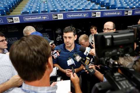 ST. PETERSBURG, FL – JUNE 27: President for Baseball Operations Matthew Silverman of the Tampa Bay Rays  (Photo by Brian Blanco/Getty Images)