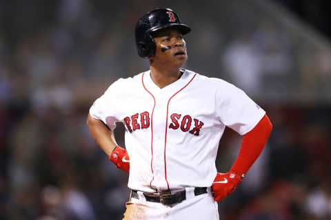 BOSTON, MASSACHUSETTS – SEPTEMBER 05: Rafael Devers #11 of the Boston Red Sox (Photo by Maddie Meyer/Getty Images)