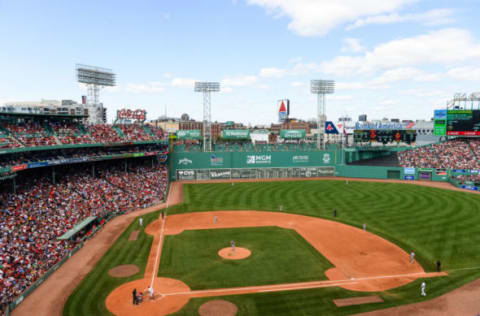 BOSTON, MA – AUGUST 11: A general view of Fenway Park in the fourth inning of the game between the Boston Red Sox and Los Angeles Angels at Fenway Park on August 11, 2019 in Boston, Massachusetts. (Photo by Kathryn Riley/Getty Images)