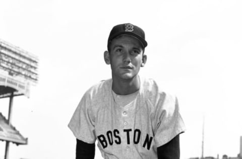 NEW YORK – 1953: Pitcher Frank Sullivan of the Boston Red Sox poses for a portrait prior to a game in 1953 against the New York Yankees at Yankee Stadium in New York, New York. 53-720107 (Photo by: Kidwiler Collection/Diamond Images/Getty Images)