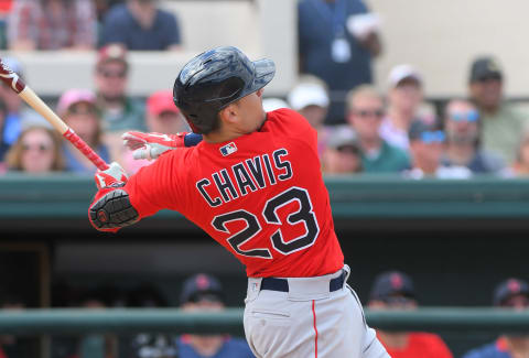 LAKELAND, FL – MARCH 02: Michael Chavis #23 of the Boston Red Sox (Photo by Mark Cunningham/MLB Photos via Getty Images)