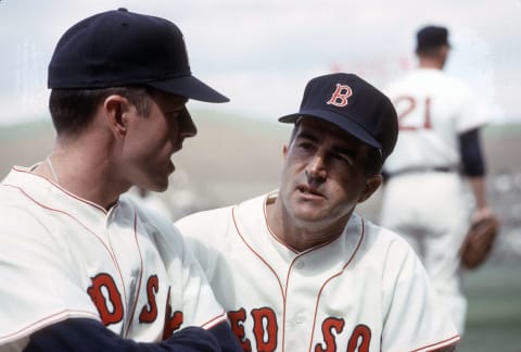 Boston Red Sox jersey 1933-1971 (Photo by Focus on Sport/Getty Images)