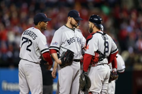 Boston Red Sox jersey 2009-2013 (Photo by Rob Carr/Getty Images)