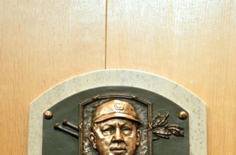 24 Jul 2000: A general view of the plaque dedicated to Denton T. “Cy” Young at the Baseball Hall of Fame in Cooperstown, New York.Mandatory Credit: Ezra O. Shaw /Allsport