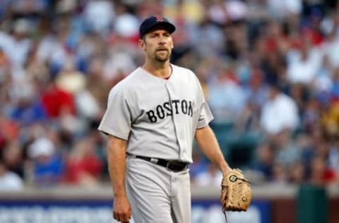 ARLINGTON, TX – JULY 20: Pitcher John Smoltz #29 of the Boston Red Sox on July 20, 2009 at Rangers Ballpark in Arlington, Texas. (Photo by Ronald Martinez/Getty Images)