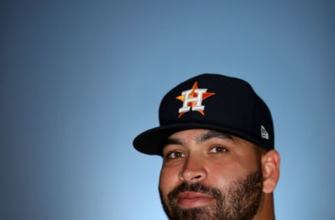 WEST PALM BEACH, FLORIDA – FEBRUARY 19: Jose Hernandez #86 of the Houston Astros poses for a portrait during photo days at FITTEAM Ballpark of The Palm Beaches on February 19, 2019 in West Palm Beach, Florida. (Photo by Rob Carr/Getty Images)