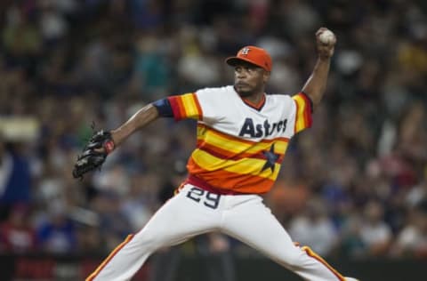 SEATTLE, WA – JUNE 24: Reliever Tony Sipp #29 of the Houston Astros delivers a pitch during the seventh inning of a game against the Seattle Mariners at Safeco Field on June 24, 2017 in Seattle, Washington. The Astros won 5-2. (Photo by Stephen Brashear/Getty Images)