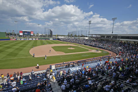 WEST PALM BEACH, FL – MARCH 19: A general view of The Ballpark of the Palm Beaches during the spring training game between the Houston Astros and the New York Yankees on March 19, 2017 in West Palm Beach, Florida. The Yankees defeated the Astros 6-4. (Photo by Joel Auerbach/Getty Images)