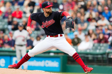 CLEVELAND, OH - APRIL 27: Starting pitcher 