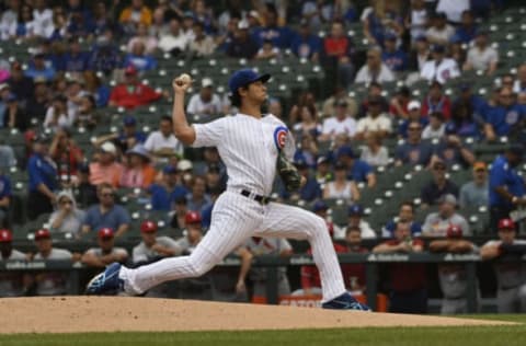 Yu Darvish, Chicago Cubs (Photo by David Banks/Getty Images)