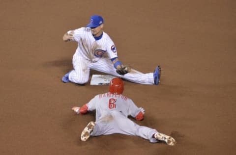 Darwin Barney, Chicago Cubs (Photo by Brian D. Kersey/Getty Images)