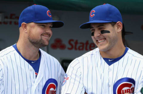 Jon Lester and Anthony Rizzo, Chicago Cubs (Photo by Jonathan Daniel/Getty Images)