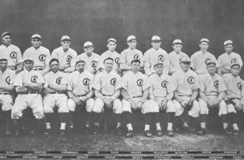 The National League Champion Chicago Cubs (Photo by Mark Rucker/Transcendental Graphics, Getty Images)