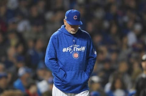 Chicago Cubs, Joe Maddon (Photo by Stacy Revere/Getty Images)