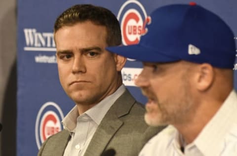 Theo Epstein, David Ross / Chicago Cubs (Photo by David Banks/Getty Images)