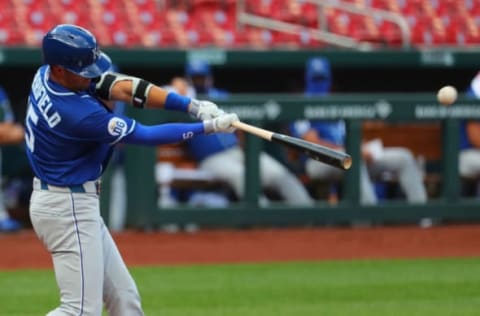 Whit Merrifield (Photo by Dilip Vishwanat/Getty Images)