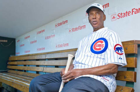 Ernie Banks, Chicago Cubs (Photo by Timothy Hiatt/Getty Images for BMW)