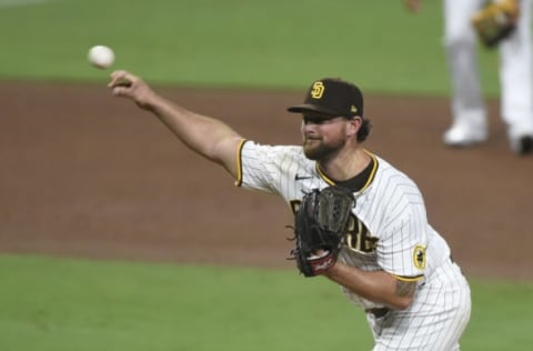 Kirby Yates (Photo by Denis Poroy/Getty Images)