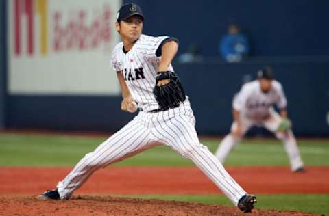 OSAKA, JAPAN – NOVEMBER 12: Pitcher Shohei Otani