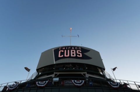 CHICAGO, IL – OCTOBER 17: A general view before game three of the National League Championship Series between the Los Angeles Dodgers and the Chicago Cubs at Wrigley Field on October 17, 2017 in Chicago, Illinois. (Photo by Stacy Revere/Getty Images)