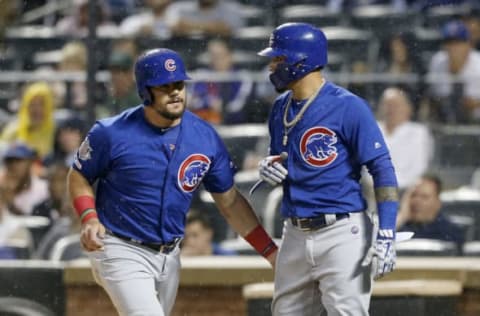 Kyle Schwarber and Javier Baez, Chicago Cubs (Photo by Jim McIsaac/Getty Images)