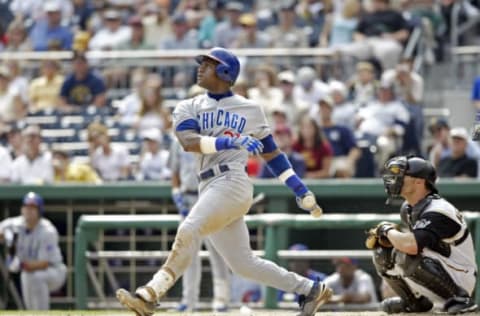 Sammy Sosa, Chicago Cubs (Photo by George Gojkovich/Getty Images)