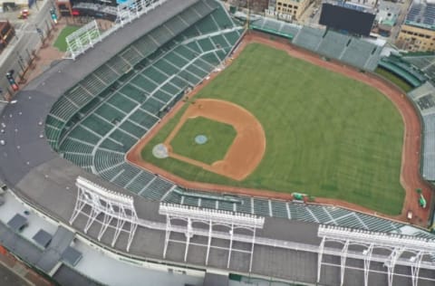 Chicago Cubs top-down view, Chicago Cubs (Photo by Scott Olson/Getty Images)