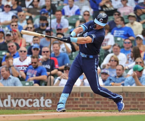 Greg Deichmann, Chicago Cubs (Photo by Jonathan Daniel/Getty Images)