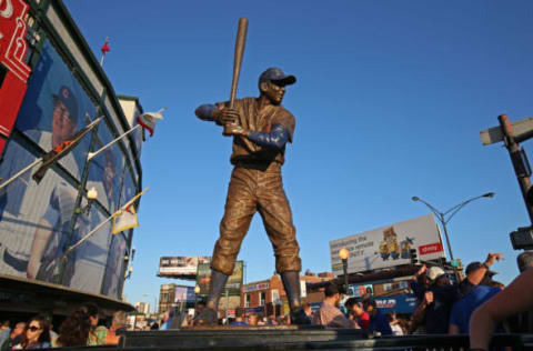 Ernie Banks, Chicago Cubs (Photo by Brad Mangin/MLB Photos via Getty Images)