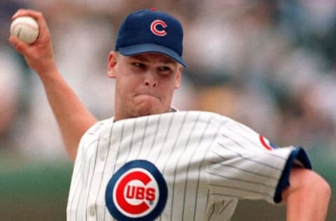 Kerry Wood, Chicago Cubs (Photo credit should read DANIEL LIPPITT/AFP via Getty Images)