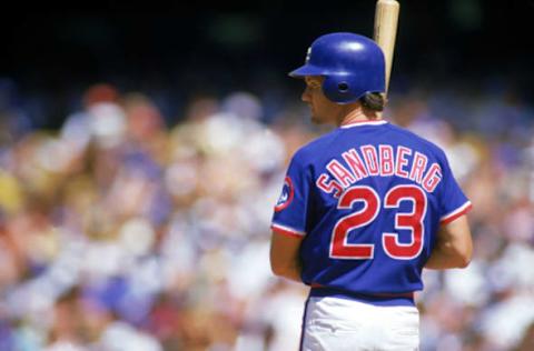 Ryne Sandberg, Chicago Cubs (Photo by Andrew D. Bernstein/Getty Images)