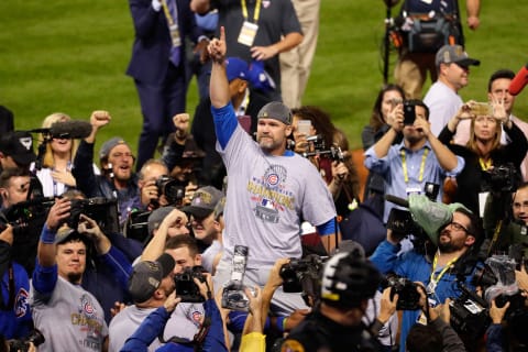 David Ross, Chicago Cubs (Photo by Jamie Squire/Getty Images)